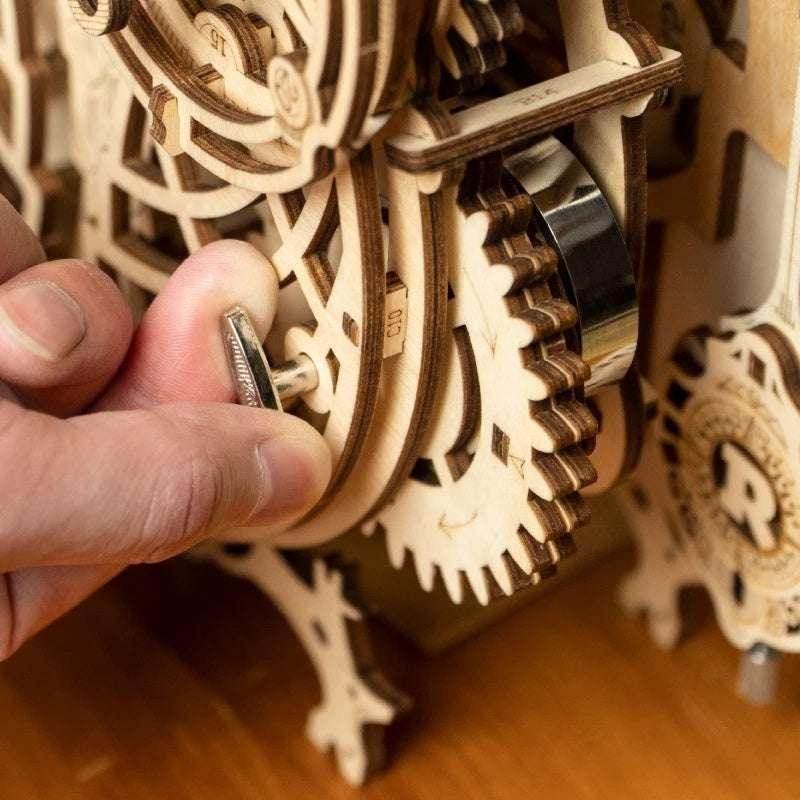 Robotime Rokr 3D Owl Wooden Clock Kit – Fun DIY Gift - ZA-Zola
