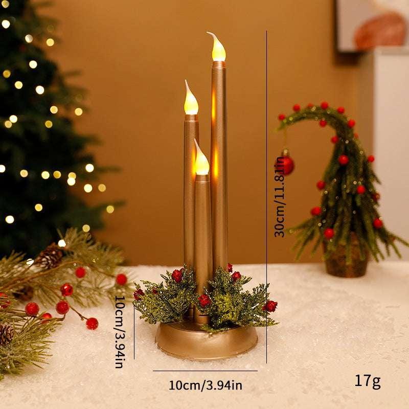 LED Electronic Candle Christmas Decoration | Holiday Flameless Light - ZA-Zola