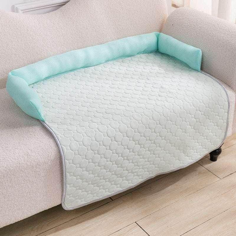 Cooling Pet Sofa Cushion – Ice Silk Dog Bed - ZA-Zola