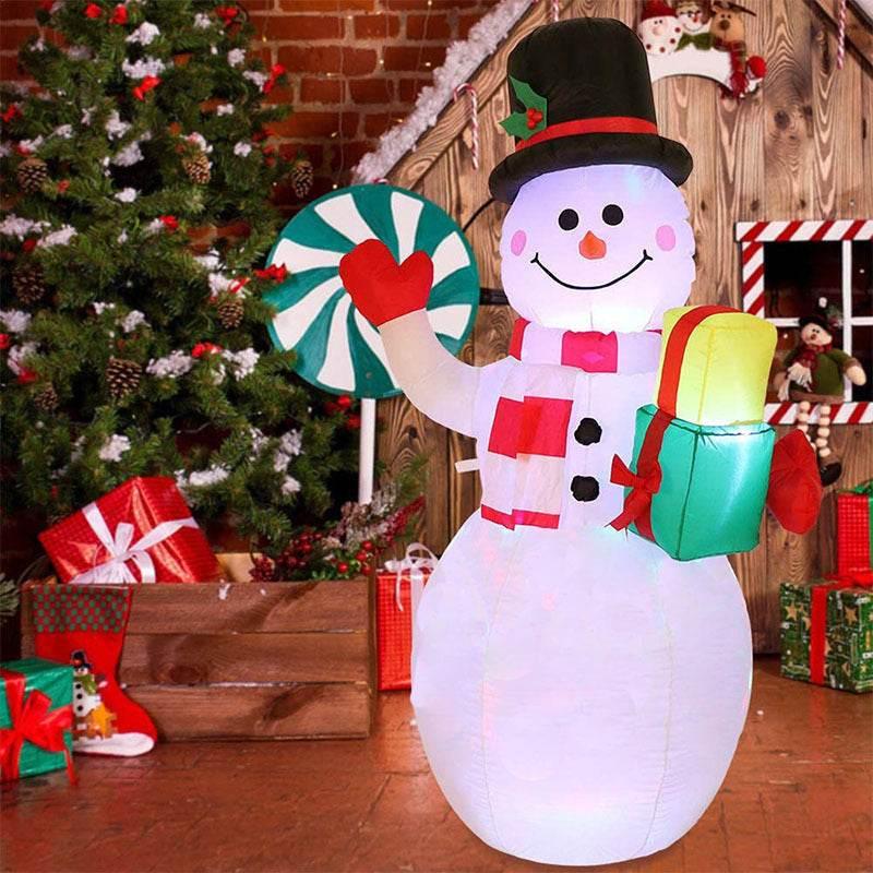 Christmas LED Inflatable Decoration — Santa, Tree & Snowman Yard Decor - ZA-Zola