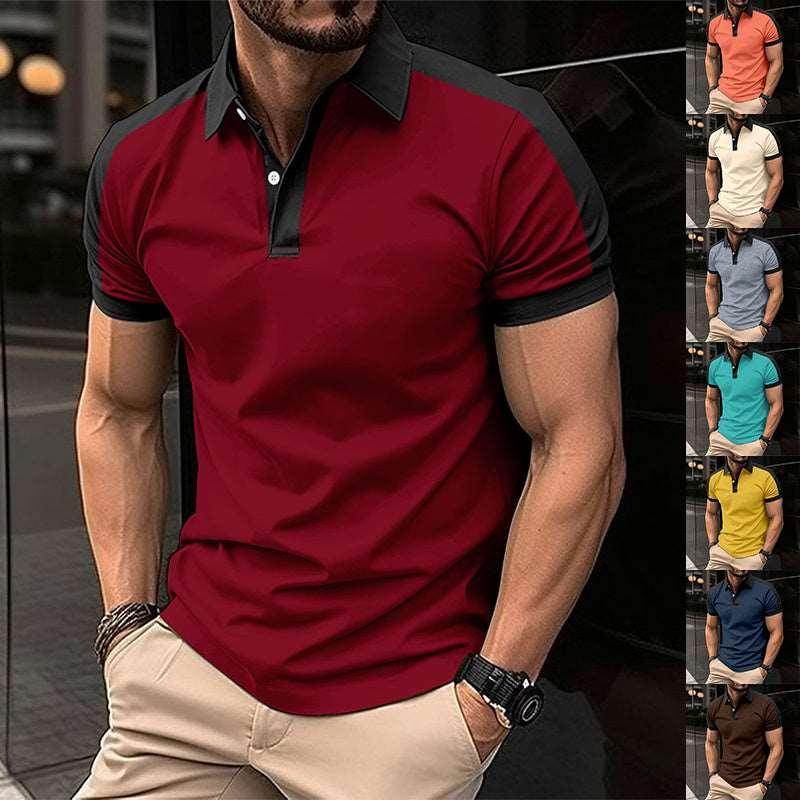 ZA-Zola men's short sleeve polo shirts in multiple colors, trendy UK fashion apparel