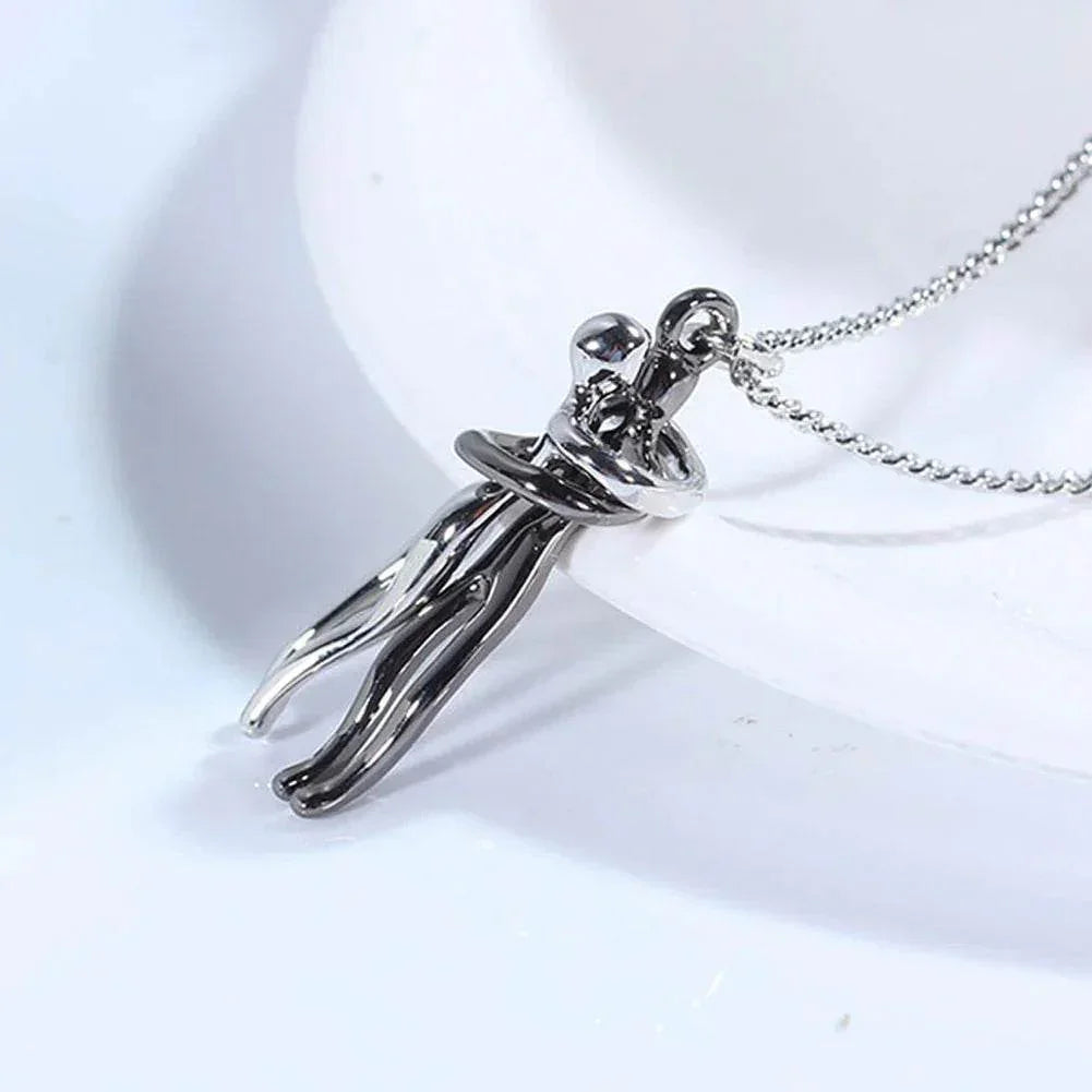 Love Necklace – Hug Clavicle Chain for Couples - ZA-Zola