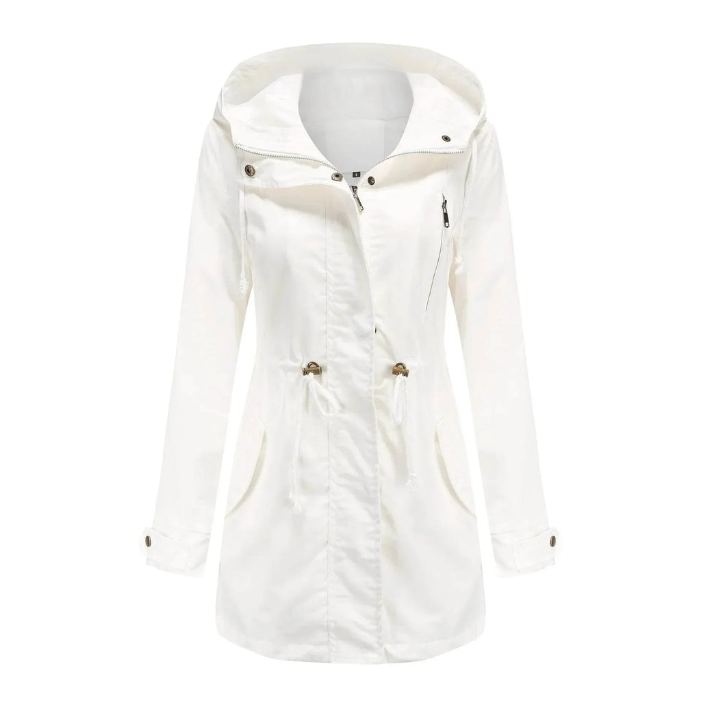 Women’s Cotton Anorak Mid-Length Spring Coat - ZA-Zola