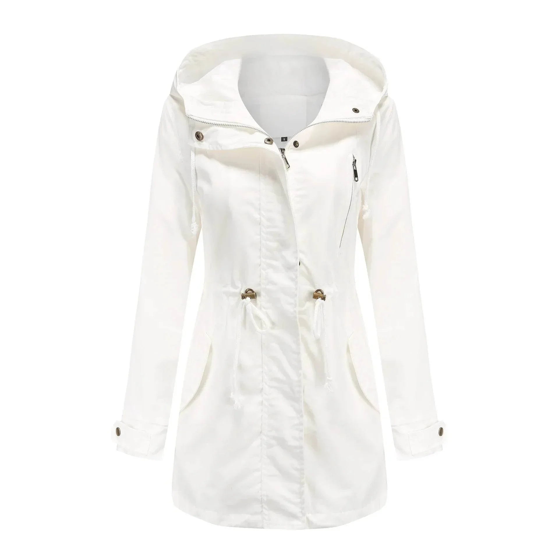 Women’s Cotton Anorak Mid-Length Spring Coat - ZA-Zola