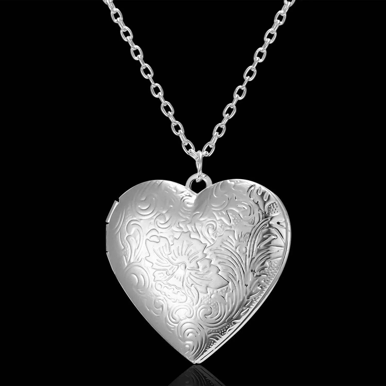 Personalized Heart Photo Necklace – Valentine's Gift - ZA-Zola