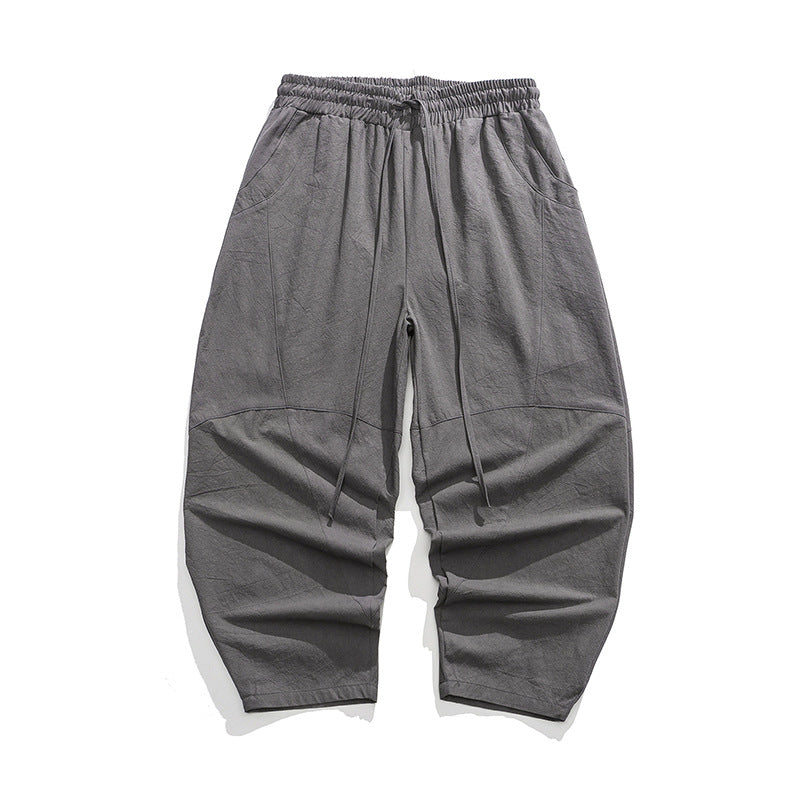 Gray pants on a white background