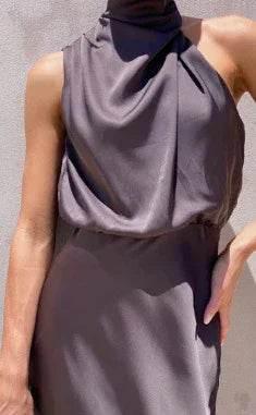 Satin Slim Fit Two-Piece Set – Casual & Chic Style - ZA-Zola