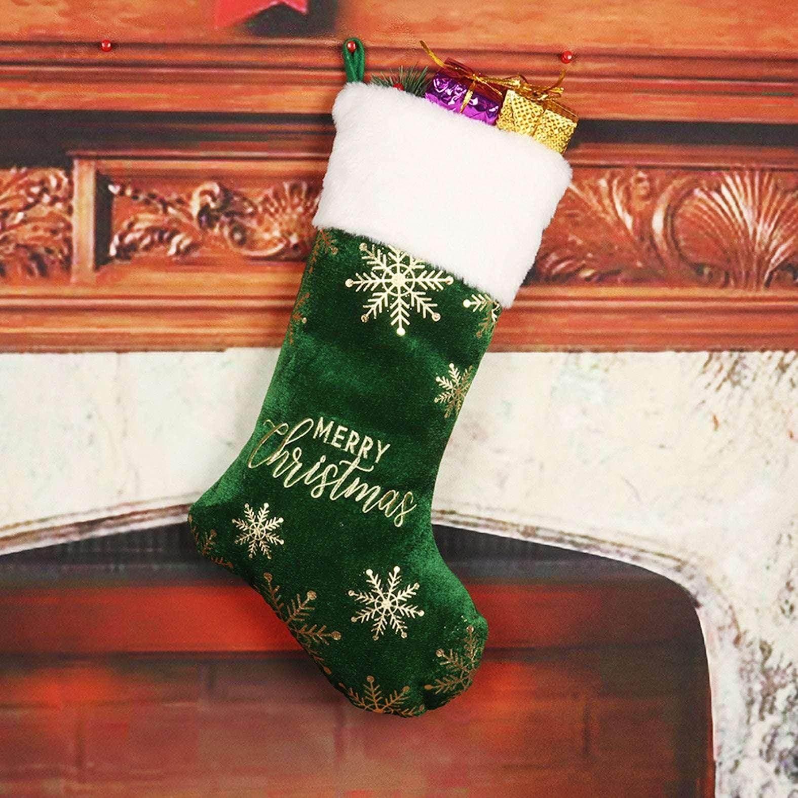 Embroidered Christmas Stockings – Candy & Gifts - ZA-Zola