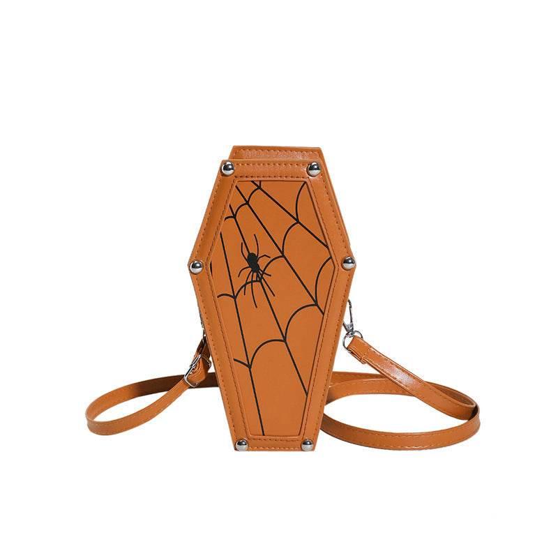 ZA-Zola Halloween Coffin Shape Crossbody Bag - ZA-Zola