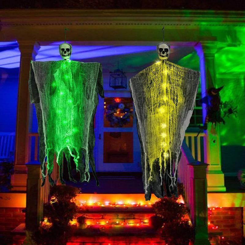 ZA-Zola Halloween Hanging Ghost Skull Skeleton - ZA-Zola