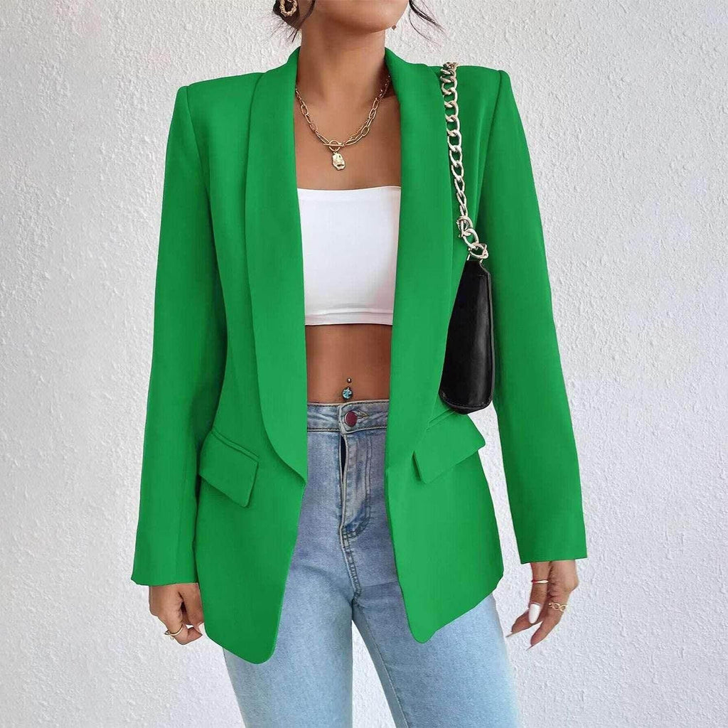 Women's Winter Rose Suit Lapel Jacket - ZA-Zola