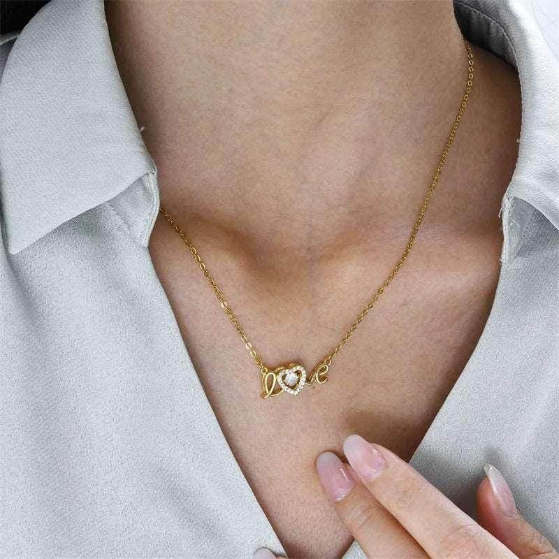 Fashion Titanium Steel Necklace – Perfect Valentine's Gift - ZA-Zola