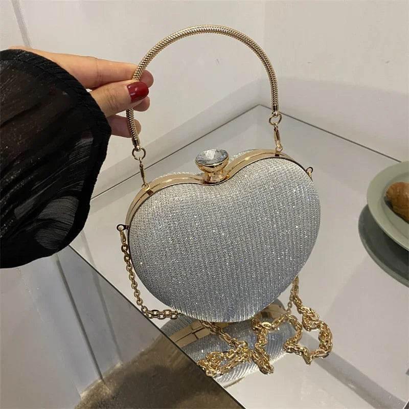 Love Chain Crossbody Handbag – Trendy & Elegant - ZA-Zola