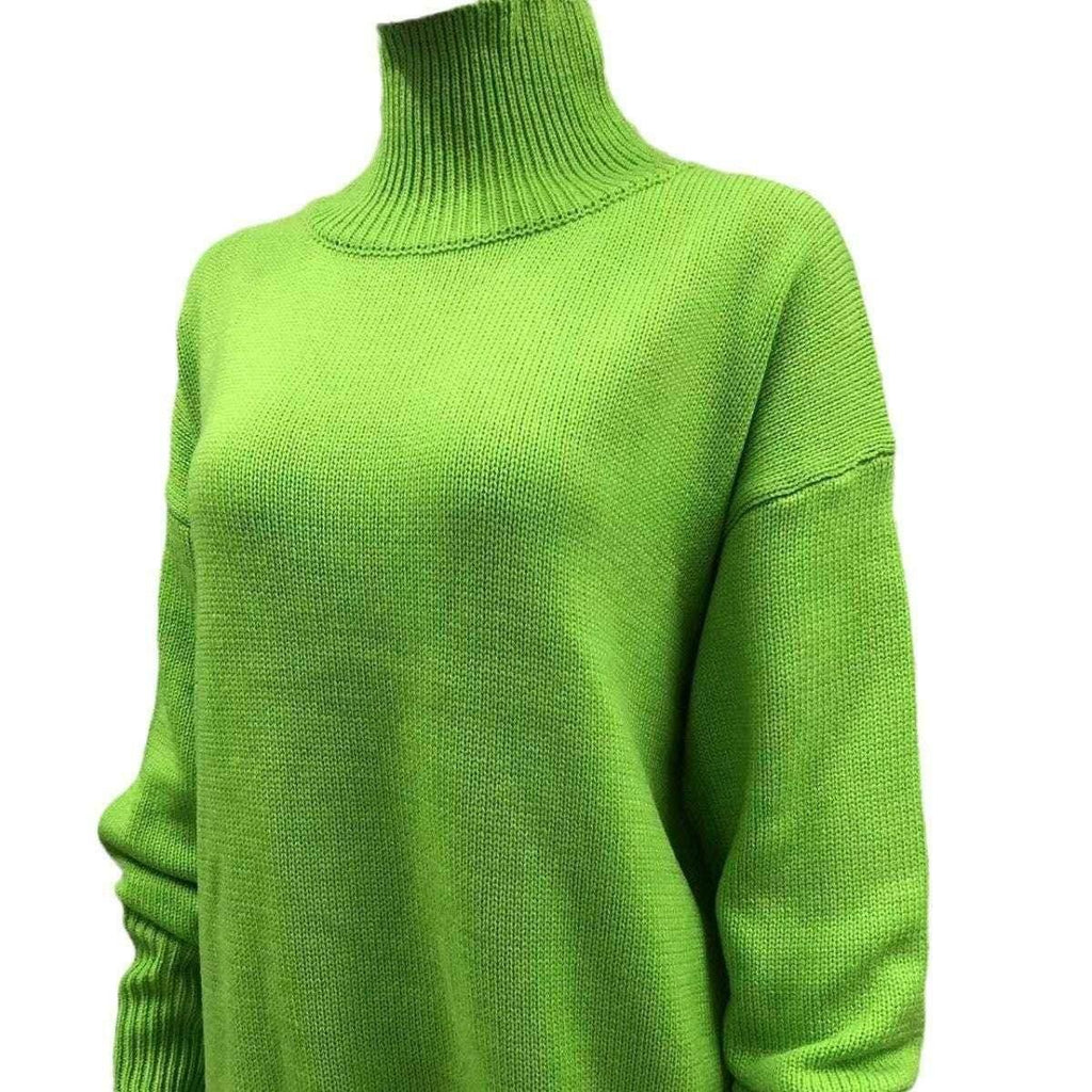 Long Sleeve Solid Color Pullover Sweater Women - ZA-Zola
