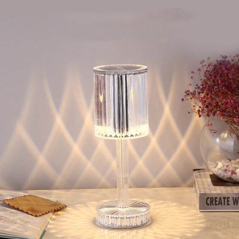 Crystal Table Lamp LED Romantic Night Light for Home Decor - ZA-Zola
