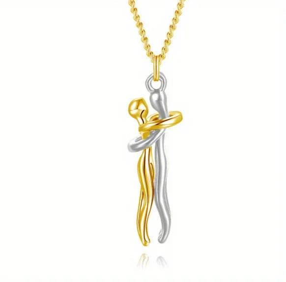 Love Necklace – Hug Clavicle Chain for Couples - ZA-Zola