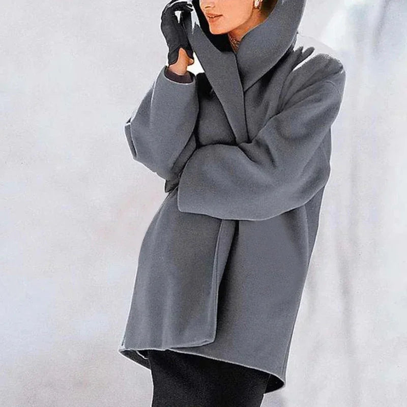 Women Woolen Sweater Coat Casual Autumn Winter - ZA-Zola