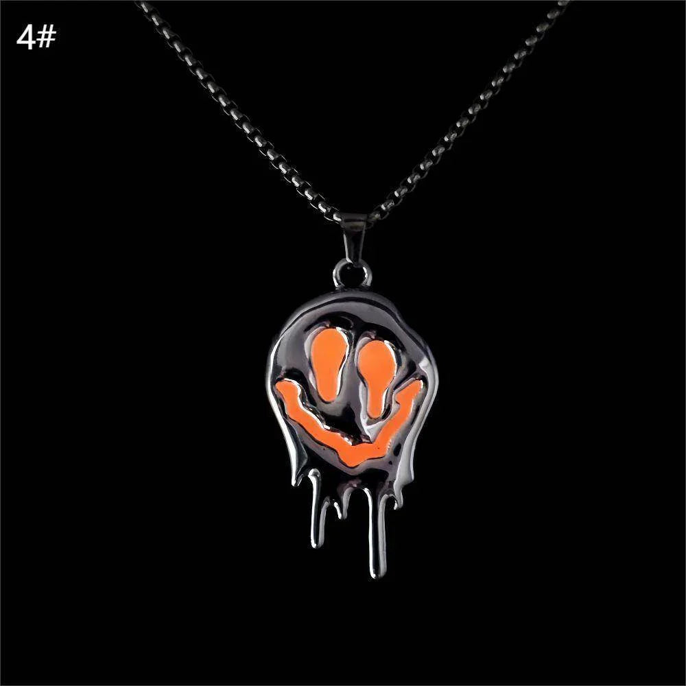 ZA-Zola Ghost Grimace Glowing Halloween Necklace - ZA-Zola