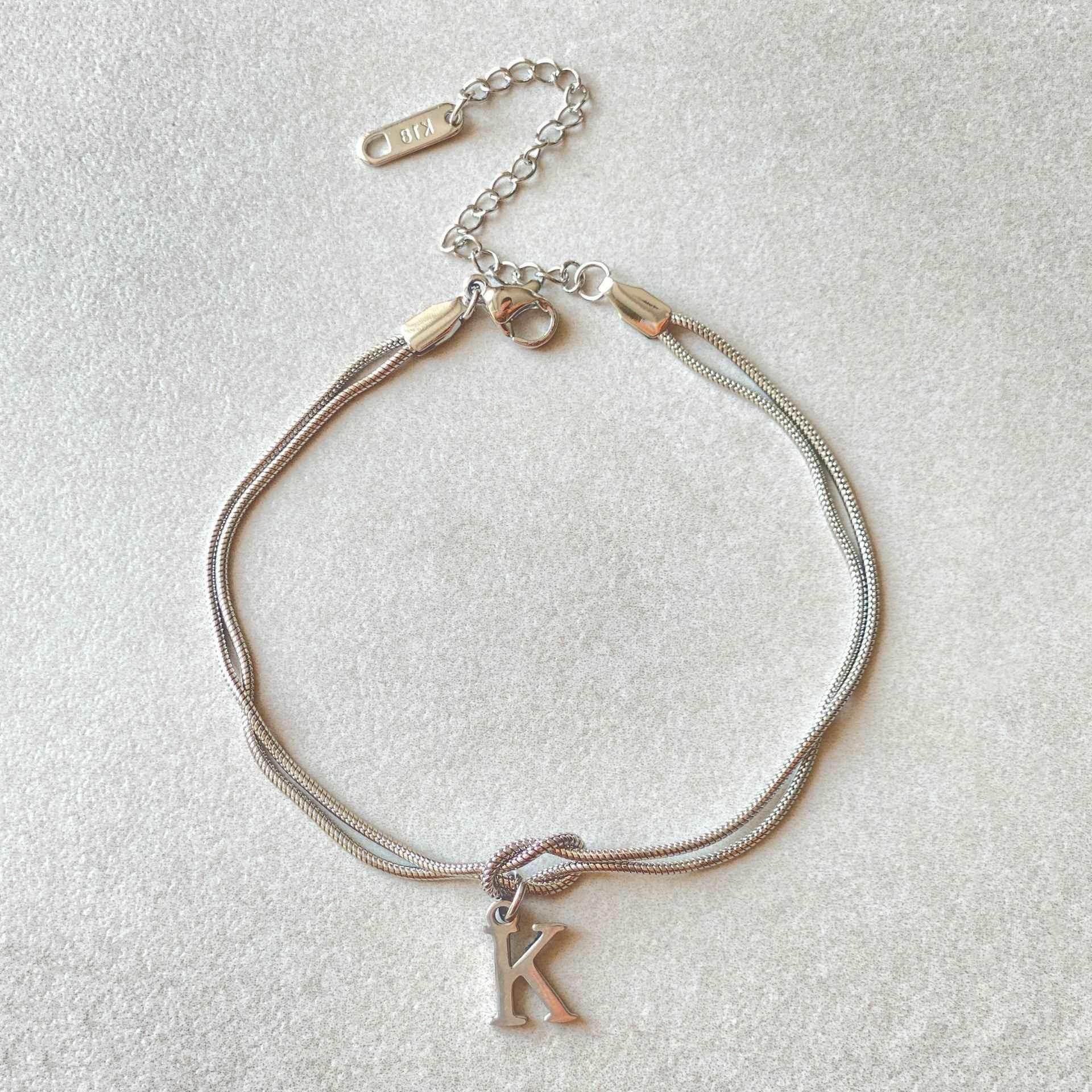 A-Z Love Knot Bracelets | Personalized Jewelry Gift - ZA-Zola