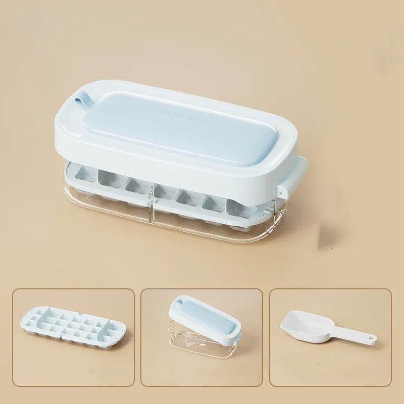 High Capacity Ice Box with Ice Cube Tray & Shovel - ZA-Zola