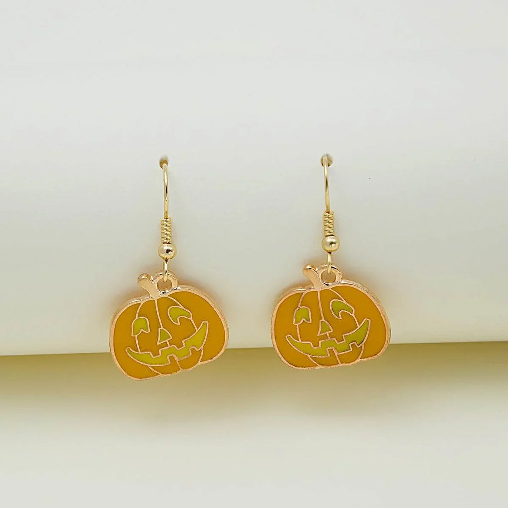ZA-Zola Halloween Pumpkin Earrings – Cute & Spooky - ZA-Zola