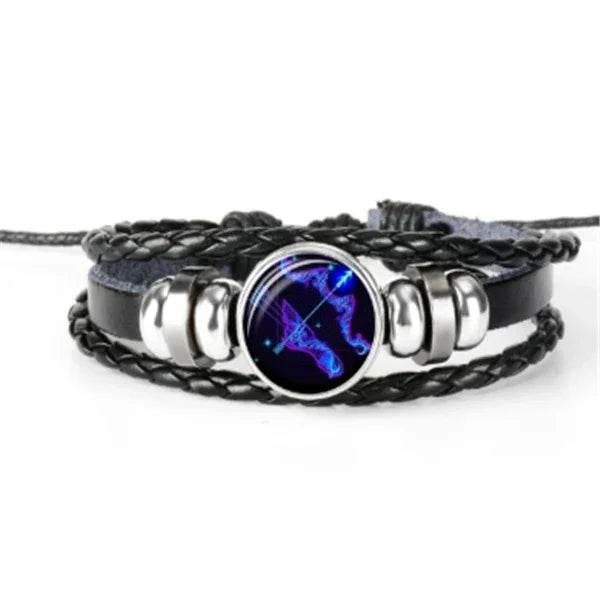Zodiac Constellation Braided Bracelet for All Ages - ZA-Zola