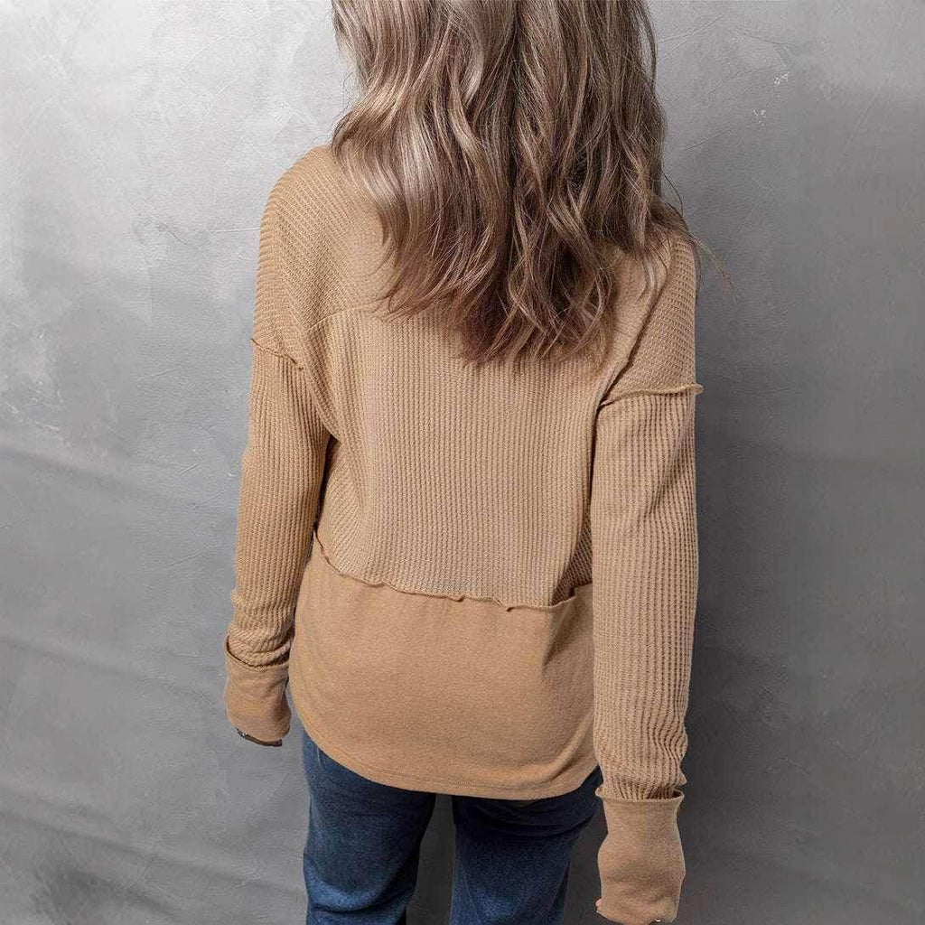 Women's Loose Pullover Sweater – Fall & Winter - ZA-Zola