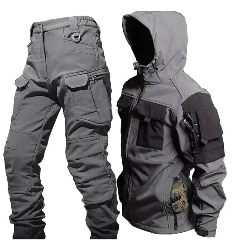 Men's Tactical Soft Shell Jacket - Waterproof Windbreaker - ZA-Zola