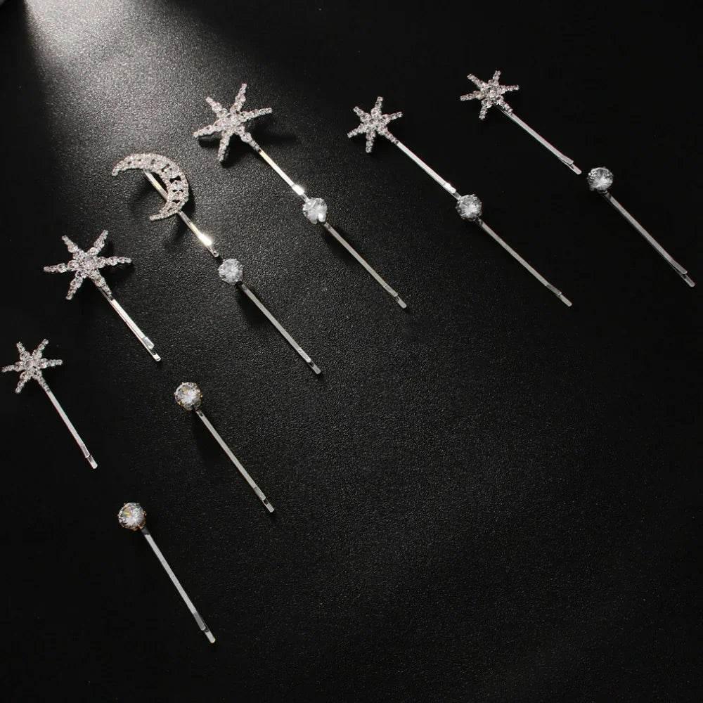 Shop Star Hairpin – Cute Trumpet Rhinestone Bobby Pin - ZA-Zola