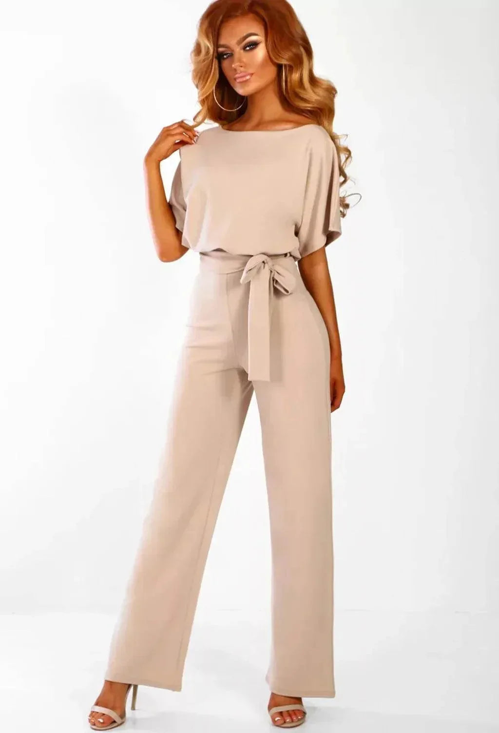 7-Color Lace-Up Button Jumpsuit for Women - ZA-Zola