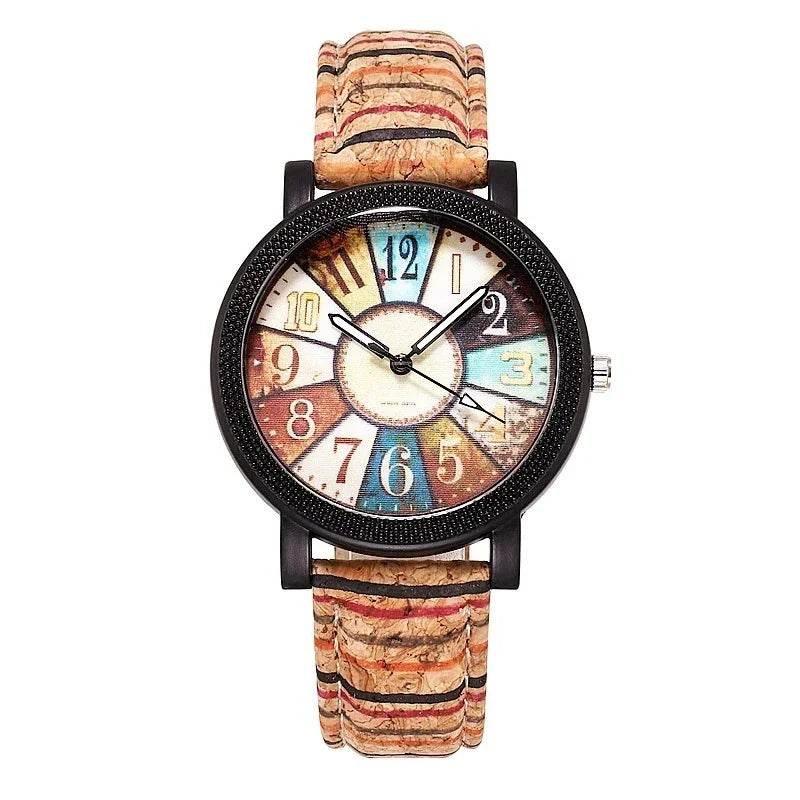 Vintage Leather Quartz Watch for Women – Casual Style - ZA-Zola