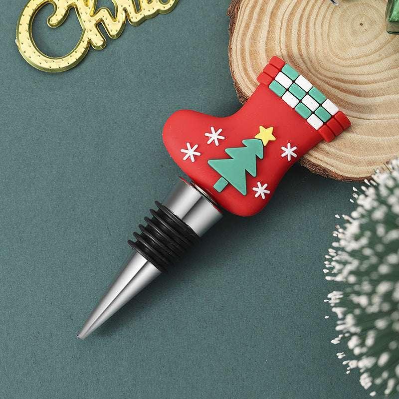 Christmas Wine Stopper – Festive Tree Sealed Bottle Cork for Parties - ZA-Zola