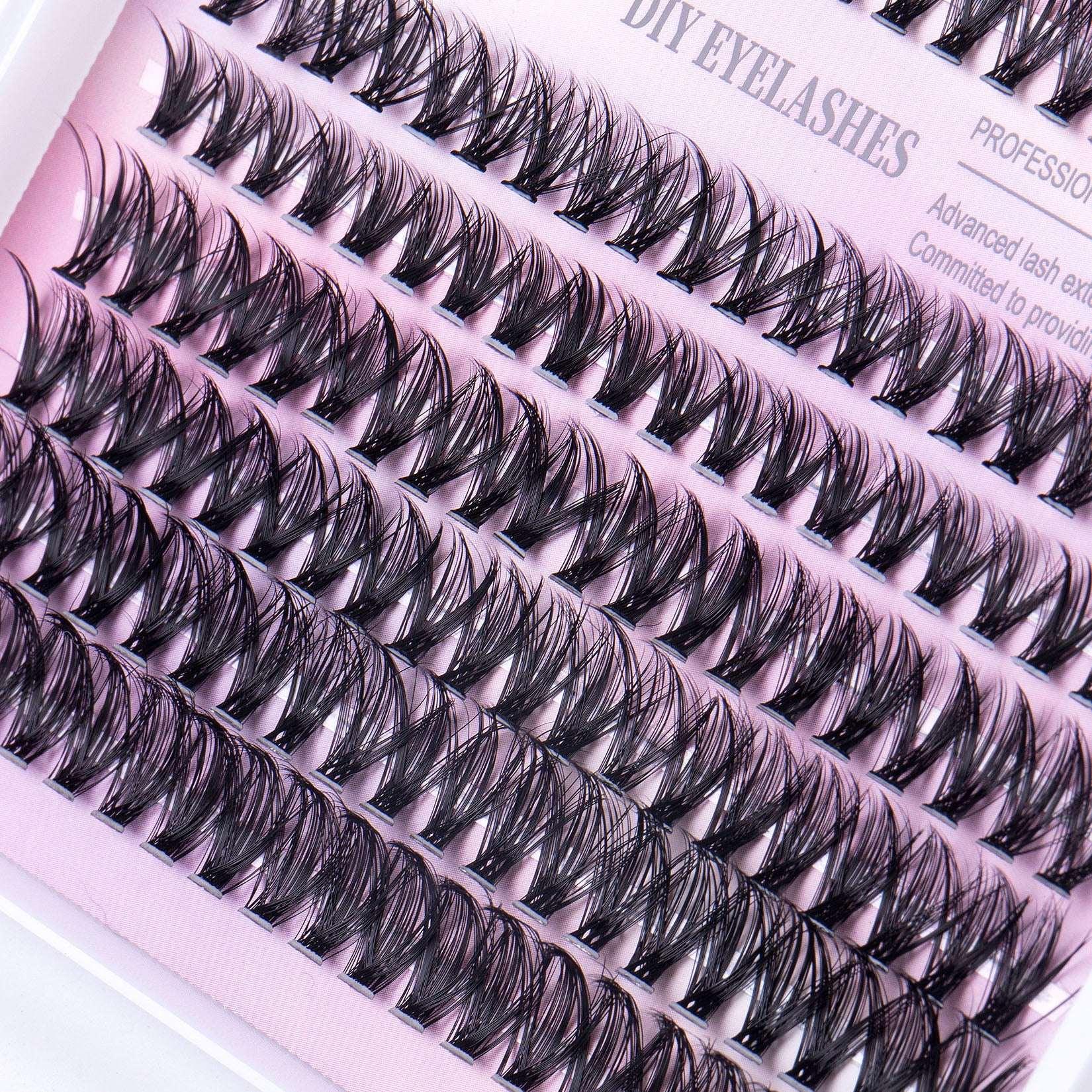 30D & 40D Cluster Lashes – 12 Rows, 240 Segmented Lashes - ZA-Zola