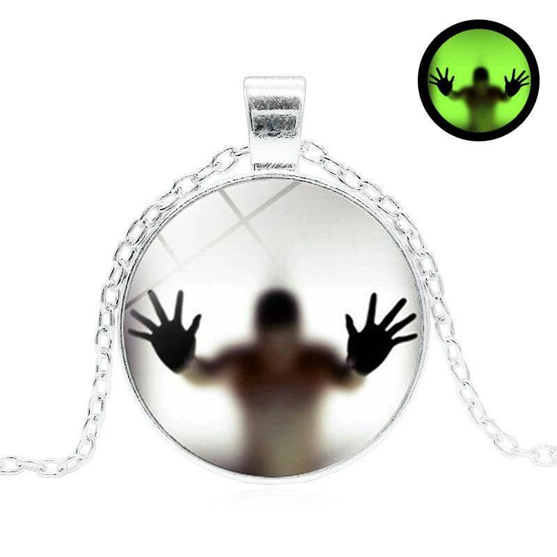 ZA-Zola Round Luminous Necklace Halloween - ZA-Zola