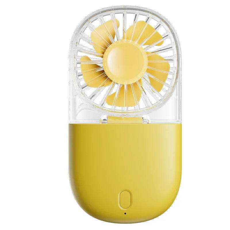 Mini Transparent Folding Halter Fan – USB Cool - ZA-Zola