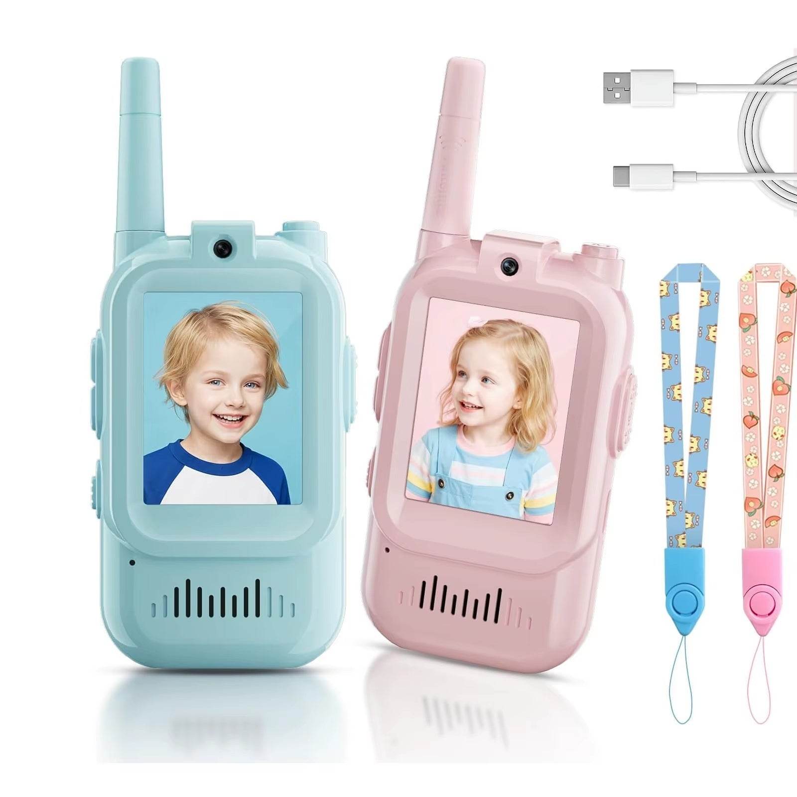 Mini Video Wireless Walkie Talkies for Kids 2 Pack - ZA-Zola