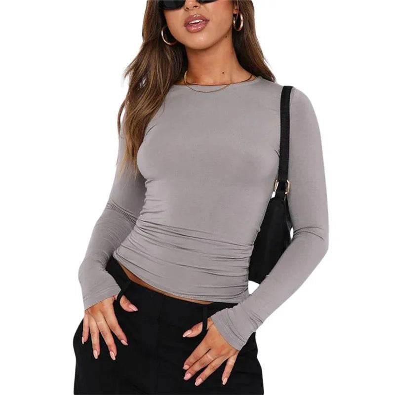Slim Long Sleeve Pullover – S–L | ZA-Zola - ZA-Zola