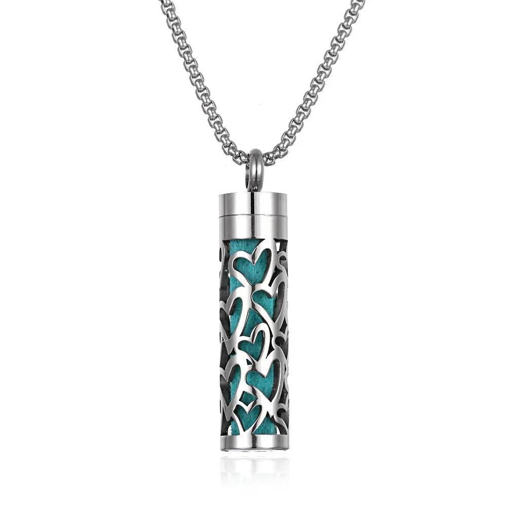 Titanium Aromatherapy Pendant Necklace - ZA-Zola