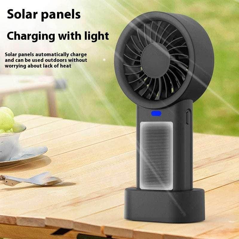Solar USB Mini Handheld Fan - Rechargeable & Portable - ZA-Zola