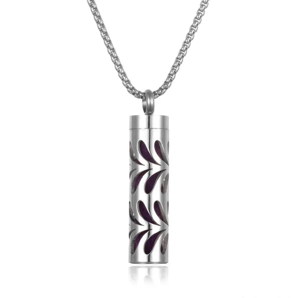 Titanium Aromatherapy Pendant Necklace - ZA-Zola