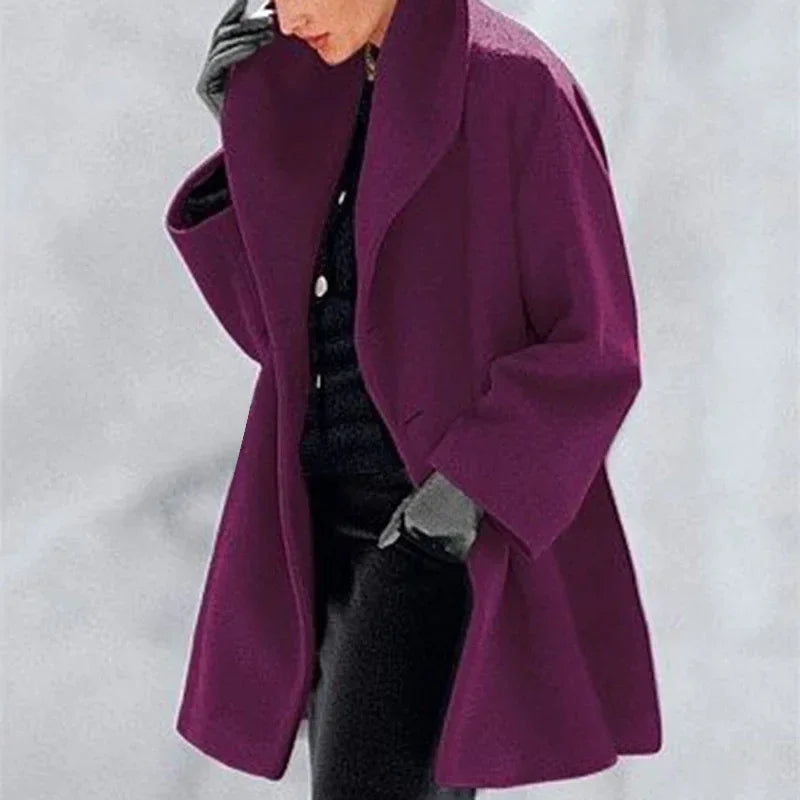 Women Woolen Sweater Coat Casual Autumn Winter - ZA-Zola
