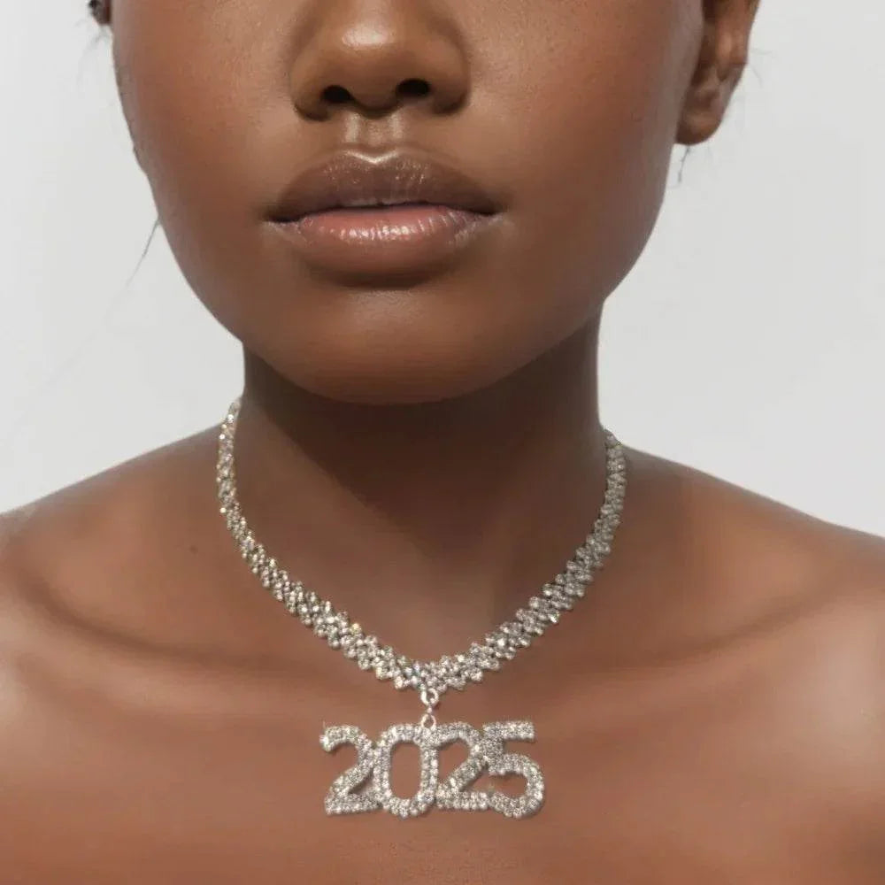 Rhinestone 2025 Cuban Necklace – Shop Now - ZA-Zola