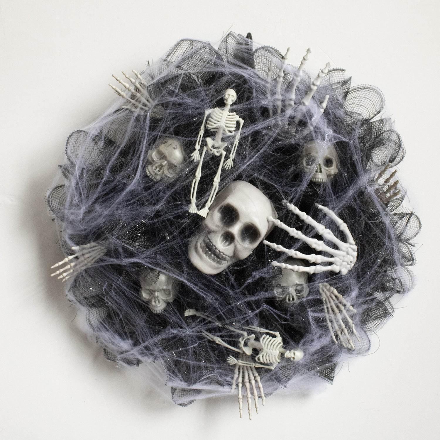 ZA-Zola Black Skull Mesh Garland Halloween Decor - ZA-Zola