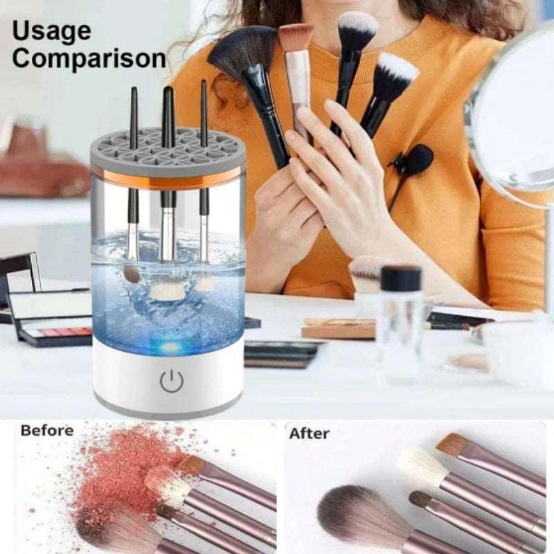 Electric Makeup Brush Cleaner – USB Automatic Rotating Wash - ZA-Zola