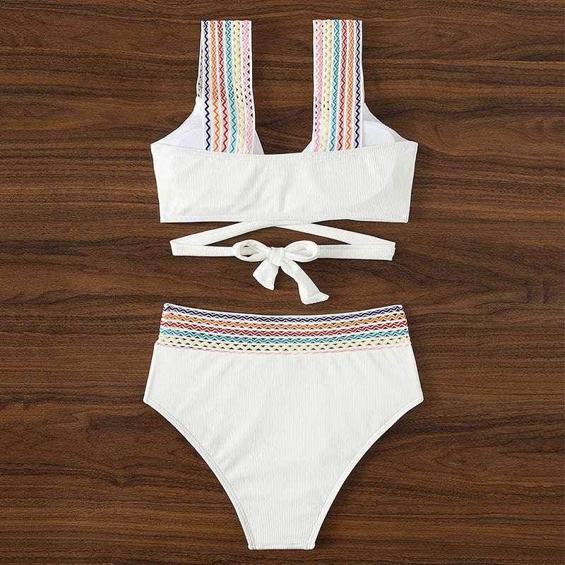 Slim Fit Triangle Bikini Set – Backless Style - ZA-Zola