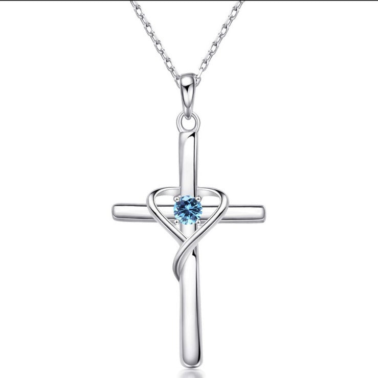 Diamond Cross Necklace for Women | Easter Jewelry