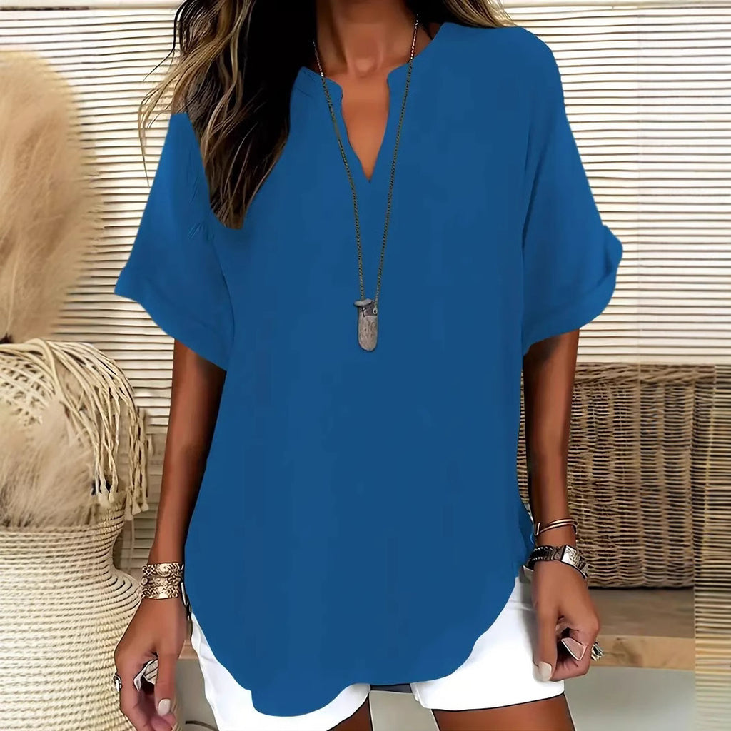 Ice Silk Batwing Summer Casual Shirt | Women Loose