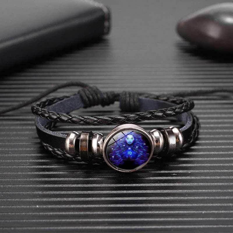 Zodiac Constellation Braided Bracelet for All Ages - ZA-Zola