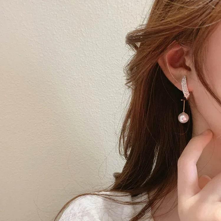 Retro Pearl Tassel Earrings for Women – Luxury Look - ZA-Zola