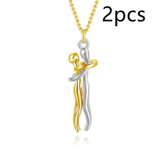 Love Necklace – Hug Clavicle Chain for Couples - ZA-Zola
